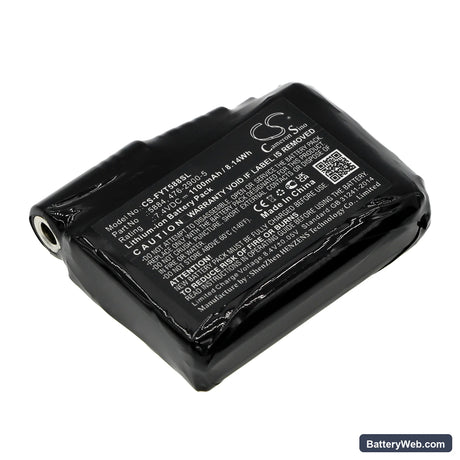 Fly Racing Title Heated Glove Replacement Battery, 7.4V, 1100mAh, Li-ion 1