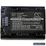 Sony A7 Mark 3 Replacement Battery, 7.4V, 1600mAh, Li-ion 3