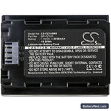 Sony A7 Mark 3 Replacement Battery, 7.5V, 2050mAh, Li-ion 3
