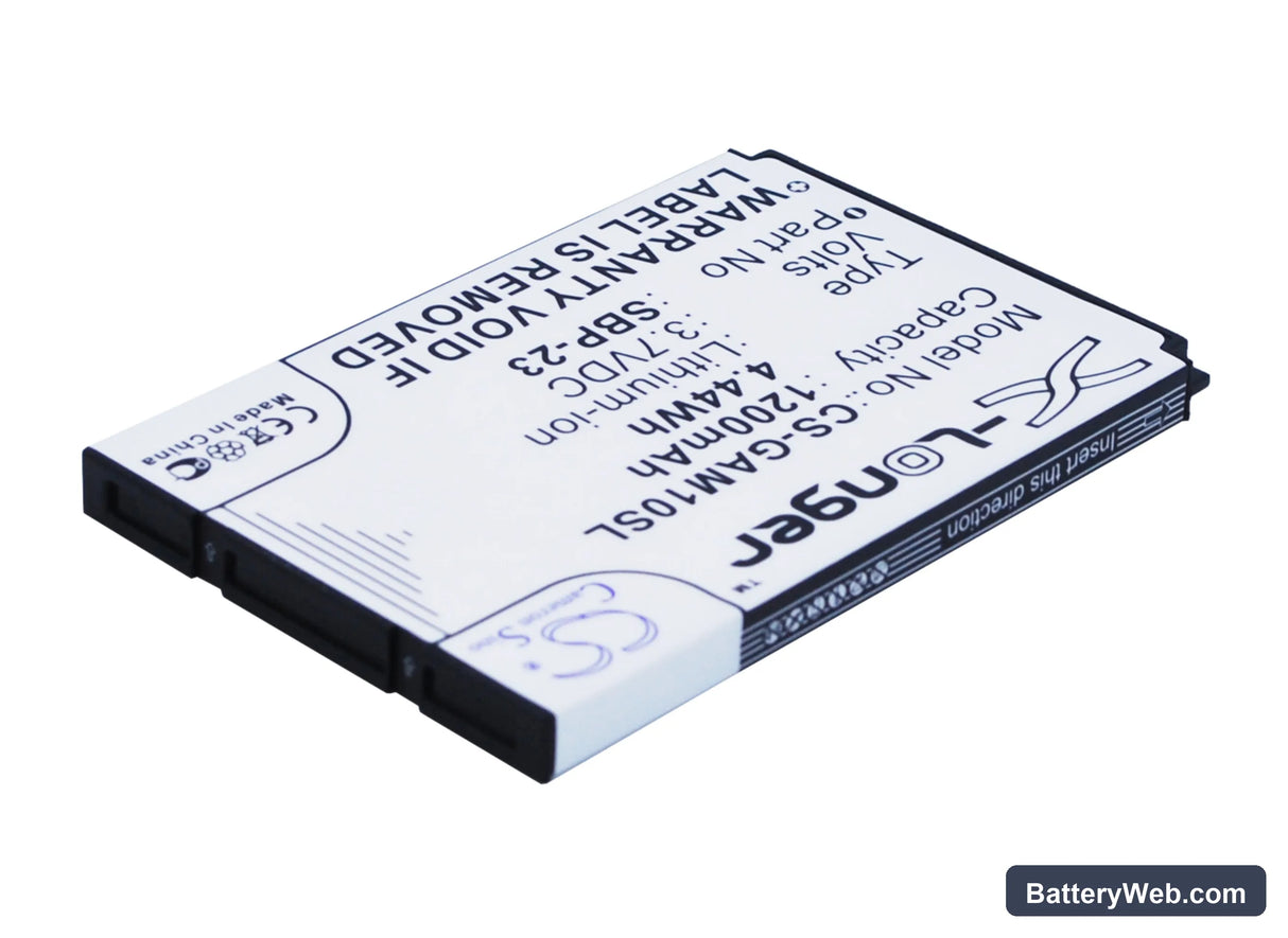 Asus M10 Replacement Battery, 3.7V, 1200mAh, Li-ion 2
