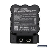 Leica TPS1000 Replacement Battery, 12V, 1200mAh, Ni-MH 5