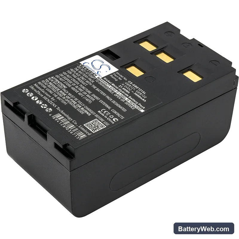 GeoMax ZTS 602LR Replacement Battery, 6V, 3600mAh, Ni-MH 1