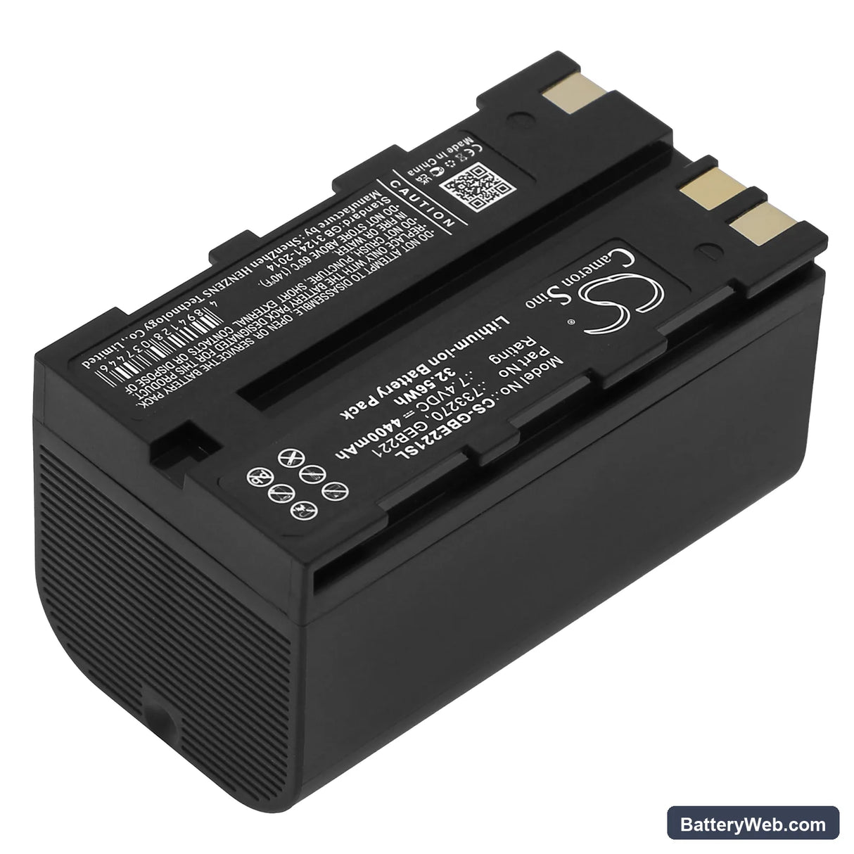 Leica ATX1200 Replacement Battery, 7.4V, 4400mAh, Li-ion 2