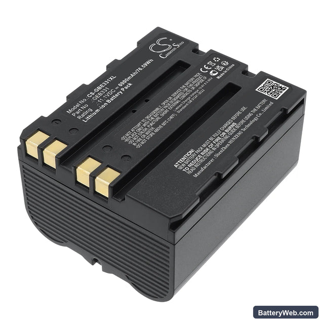 Leica CS20 Replacement Battery, 11.1V, 6900mAh, Li-ion 1