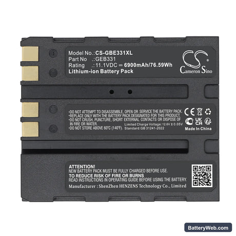 Leica CS20 Replacement Battery, 11.1V, 6900mAh, Li-ion 5