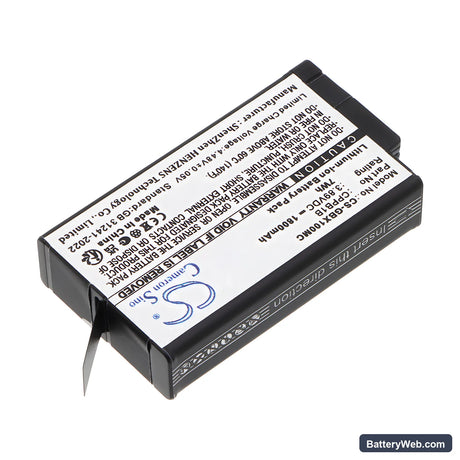 GoPro Max 2 Replacement Battery, 3.89V, 1800mAh, Li-ion 2