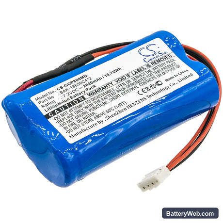 G-CARE SP-800 Replacement Battery, 7.2V, 2600mAh, Li-ion 1