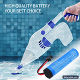 GRE Electric CSPAN Replacement Battery, 3.7V, 2600mAh, Li-ion 6