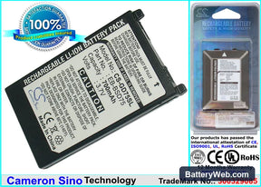 Panasonic GD75 Replacement Battery, 3.7V, 700mAh, Li-ion 1