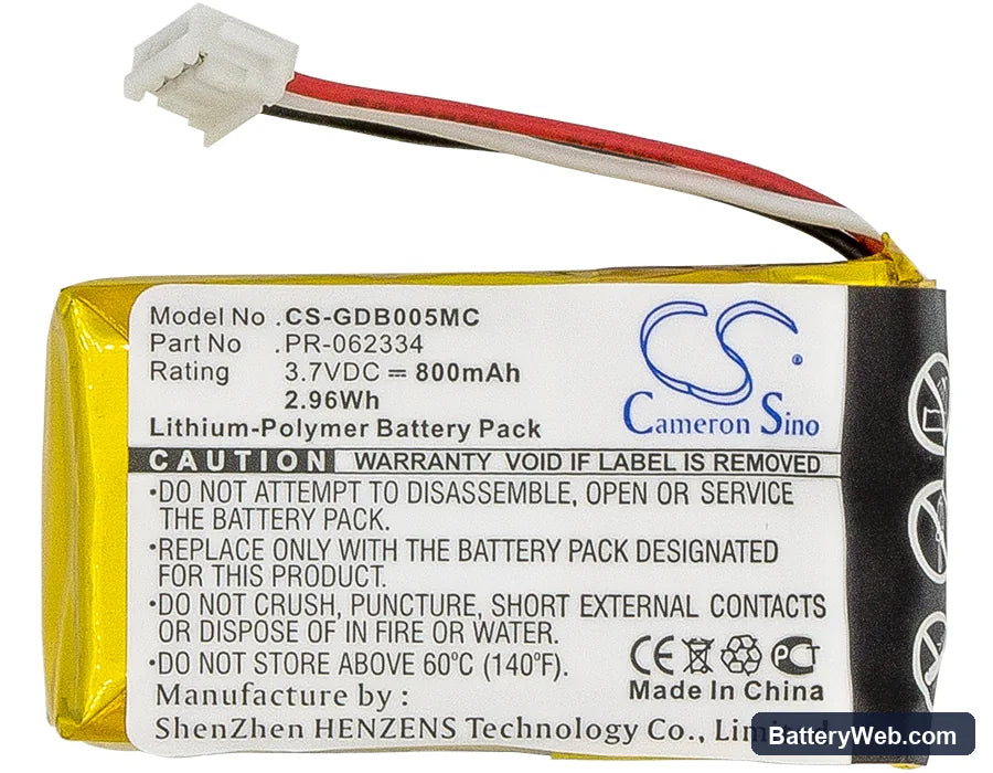 GoPro Hero HWBL1 Replacement Battery, 3.7V, 800mAh, Li-Polymer 5