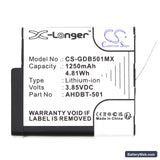 GoPro Hero 5 Replacement Battery, 3.85V, 1250mAh, Li-ion 5