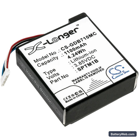 GoPro Hero 7 Silver Replacement Battery, 3.85V, 1100mAh, Li-ion 1