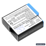 GoPro Hero 8 Black Replacement Battery, 3.85V, 1220mAh, Li-ion 2