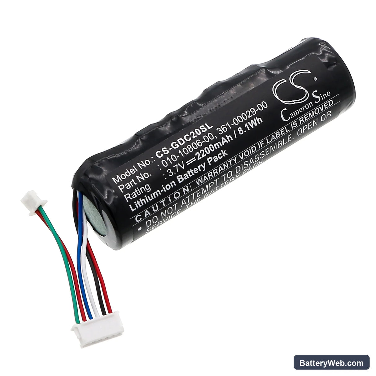 Garmin Astro 220 Replacement Battery, 3.7V, 2200mAh, Li-ion 1