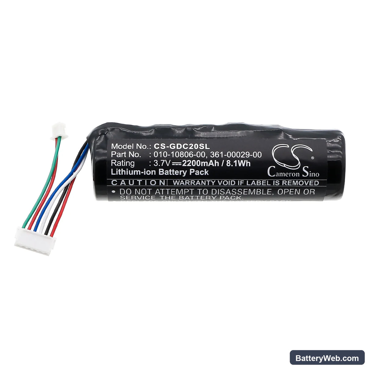 Garmin Astro 220 Replacement Battery, 3.7V, 2200mAh, Li-ion 3