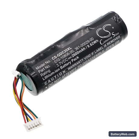 Garmin Astro 220 Replacement Battery, 3.7V, 2600mAh, Li-ion 1