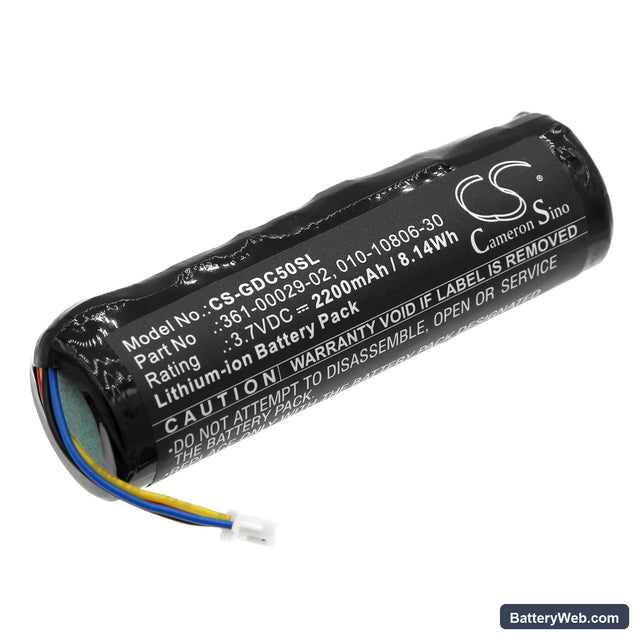Garmin DC50 Replacement Battery, 3.7V, 2200mAh, Li-ion 1