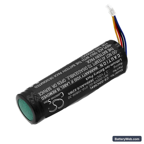 Garmin DC50 Replacement Battery, 3.7V, 2600mAh, Li-ion 2