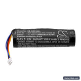 Garmin DC50 Replacement Battery, 3.7V, 2600mAh, Li-ion 3