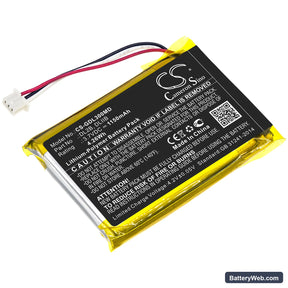 Dermatoscope DL200 HR Replacement Battery, 3.7V, 1150mAh, Li-Polymer 1