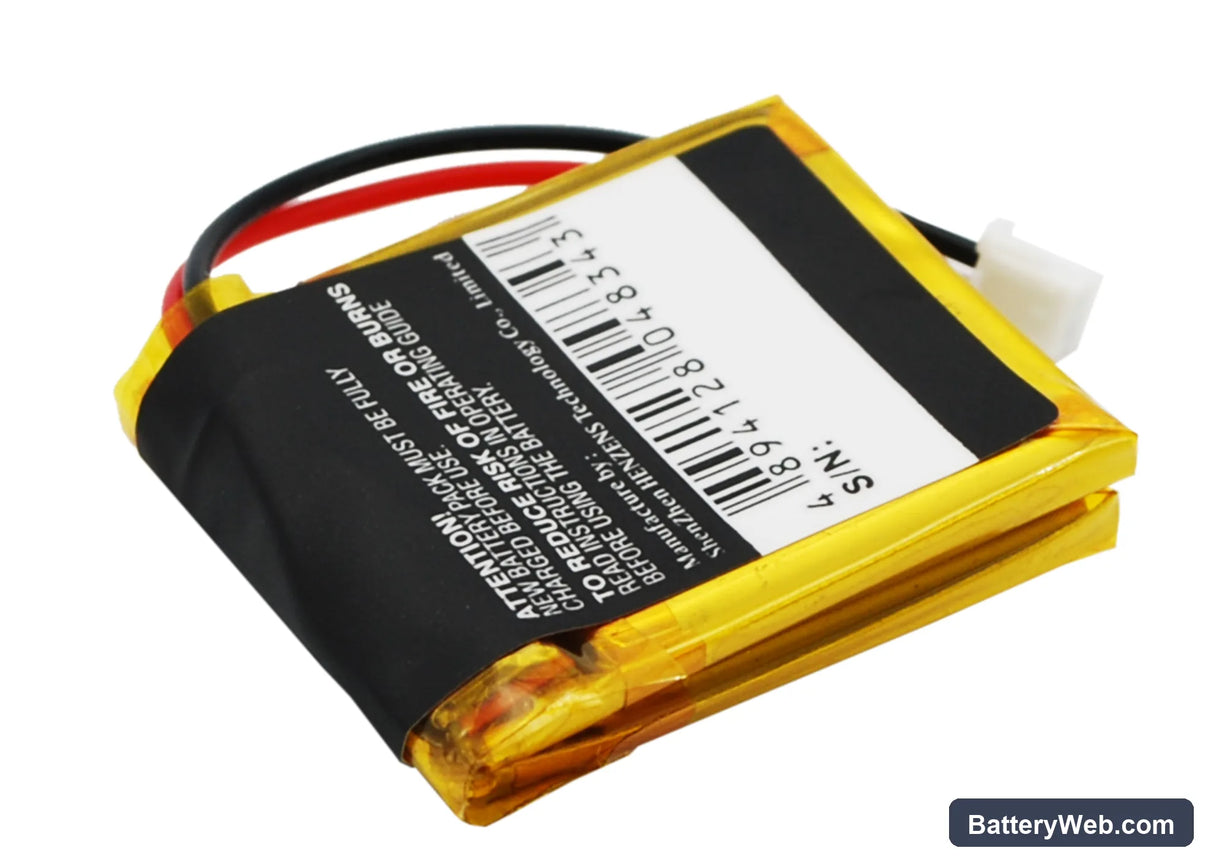 GE 2-5110 Replacement Battery, 3.7V, 500mAh, Li-Polymer 4