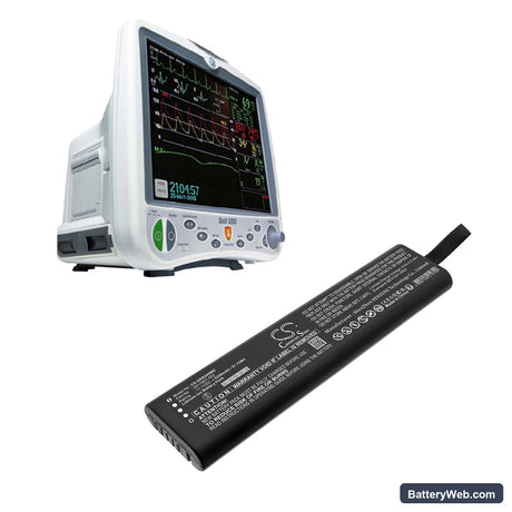 GE B20 Healthcare Replacement Battery, 11.1V, 5200mAh, Li-ion 6