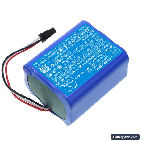 GE Moniteur Carescape Dinamap VC150 Replacement Battery, 10.8V, 5200mAh, Li-ion 2