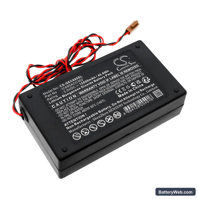 GE Fanuc CPUs 311 Replacement Battery, 3V, 15000mAh, Li-MnO2 1