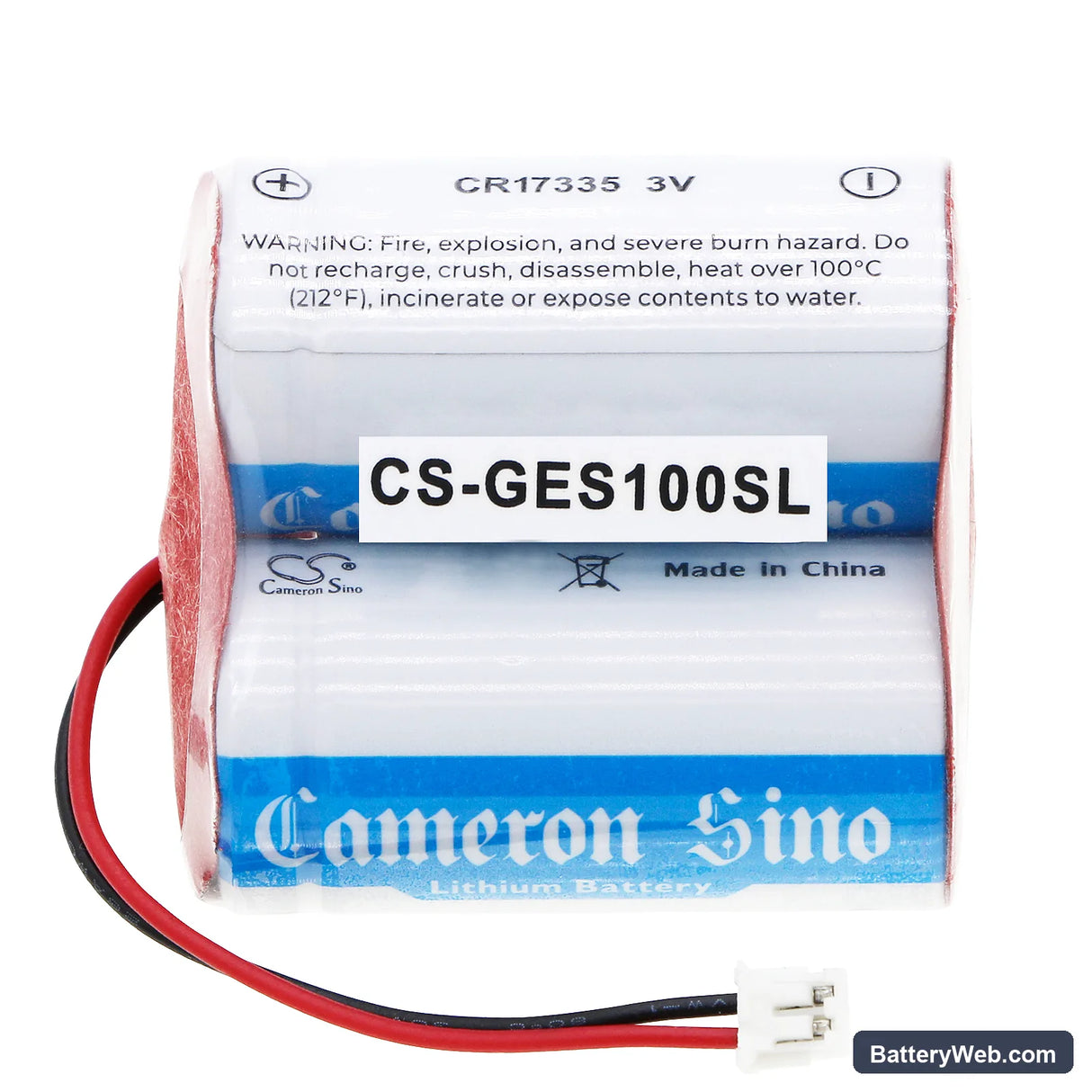 Glutz 271964 Replacement Battery, 3V, 2700mAh, Li-MnO2 3