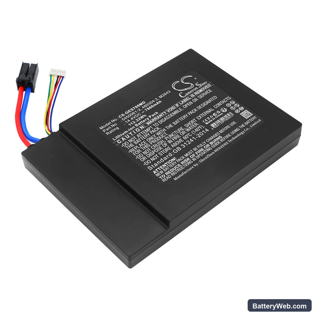 GE Logiq E10 Replacement Battery, 14.4V, 7800mAh, Li-ion 1
