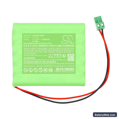 GEZE Ecconodrive EL Replacement Battery, 14.4V, 1500mAh, Ni-MH 3