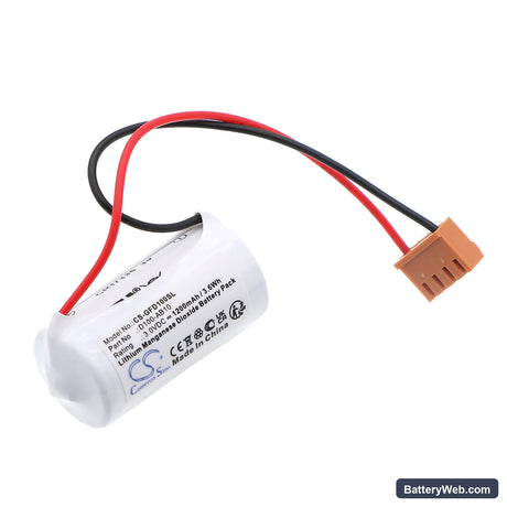 GE Fanuc D100 Replacement Battery, 3V, 1200mAh, Li-MnO2 1
