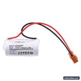 GE Fanuc D100 Replacement Battery, 3V, 1200mAh, Li-MnO2 3