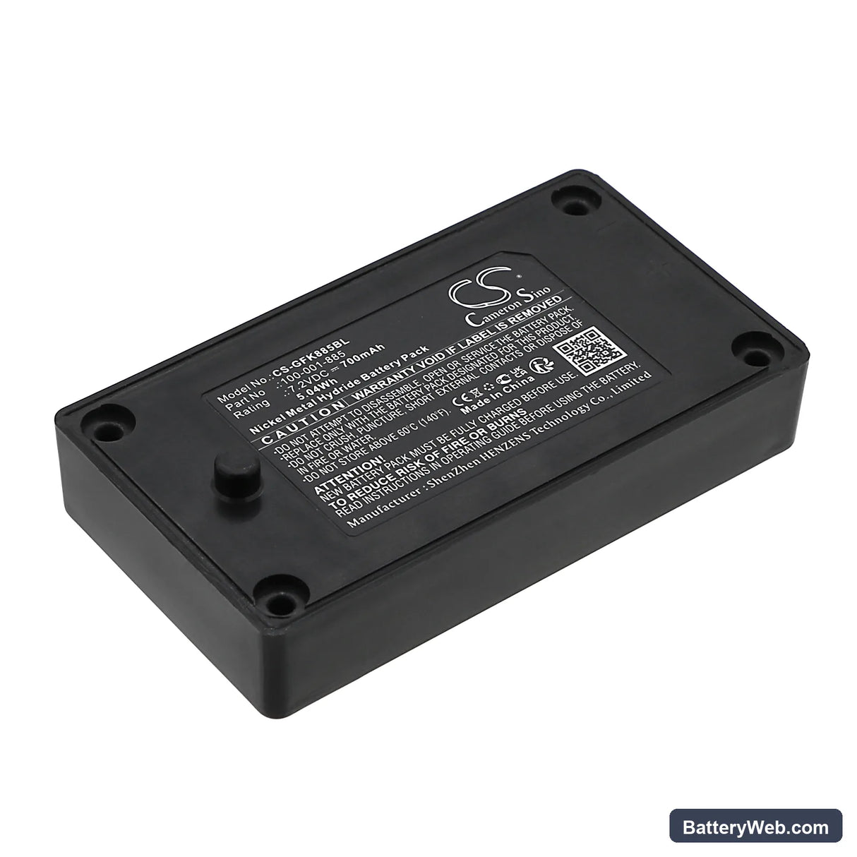 Gross Funk Ego Replacement Battery, 7.2V, 700mAh, Ni-MH 1