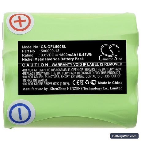 Geo-Fennel Multi-Liner FL 50 plus Replacement Battery, 3.6V, 1800mAh, Ni-MH 3