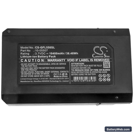 Geo-Fennel Rotationslaser FL 500 Replacement Battery, 3.7V, 10400mAh, Li-ion 5