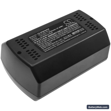 Garden Feelings IAM 36-3730 F Replacement Battery, 36V, 2700mAh, Li-ion 3