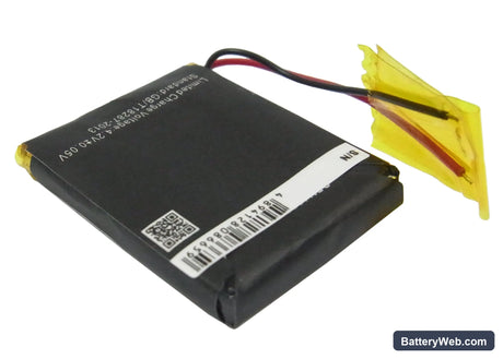 Garmin Foretrex 405 Replacement Battery, 3.7V, 290mAh, Li-Polymer 3