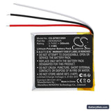 Golf Buddy WTX Replacement Battery, 3.7V, 300mAh, Li-Polymer 3