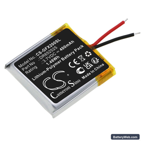 GolfBuddy Voice X Replacement Battery, 3.7V, 400mAh, Li-Polymer 1