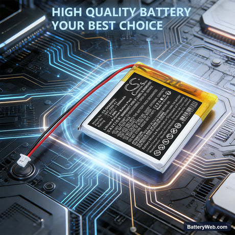 GHB ABM800 Replacement Battery, 3.8V, 2000mAh, Li-Polymer 6