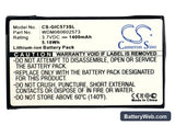 Gigabyte GC-RAMDISK Replacement Battery, 3.7V, 1400mAh, Li-ion 5