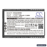 GEOSPACE GSB-LHR Replacement Battery, 3.7V, 800mAh, Li-ion 3