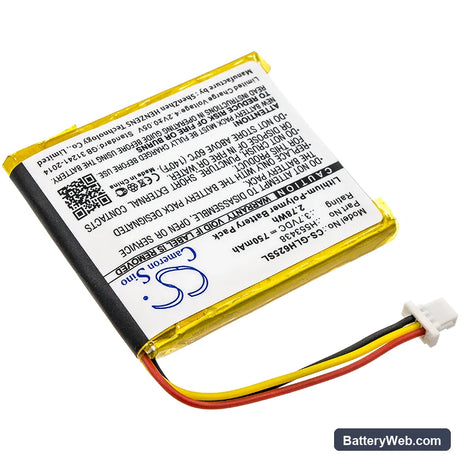 Globalstar GH625XT Replacement Battery, 3.7V, 750mAh, Li-Polymer 2