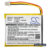 Globalstar GH625XT Replacement Battery, 3.7V, 750mAh, Li-Polymer 3