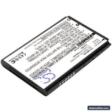 Garmin GPS Mobile 10 Replacement Battery, 3.7V, 1100mAh, Li-ion 2
