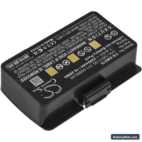 Garmin 010-00543-00 Replacement Battery, 7.4V, 2200mAh, Li-ion 2