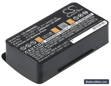 Garmin GPSMAP 276 Replacement Battery, 8.4V, 3400mAh, Li-ion 1