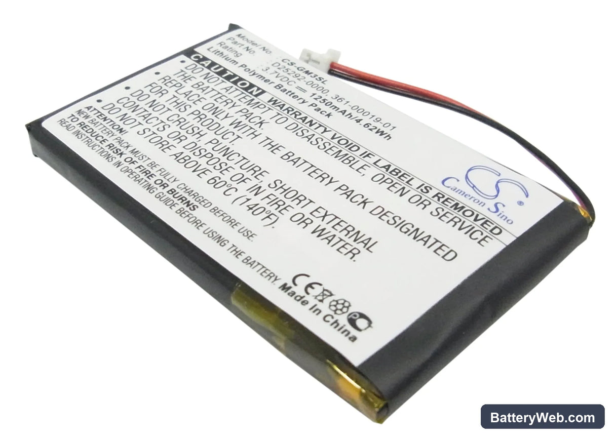 Garmin iQue M3 Replacement Battery, 3.7V, 1250mAh, Li-Polymer 1