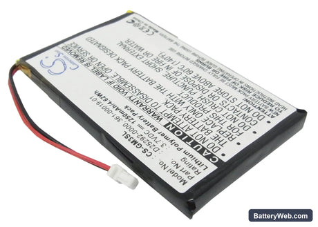Garmin iQue M3 Replacement Battery, 3.7V, 1250mAh, Li-Polymer 2